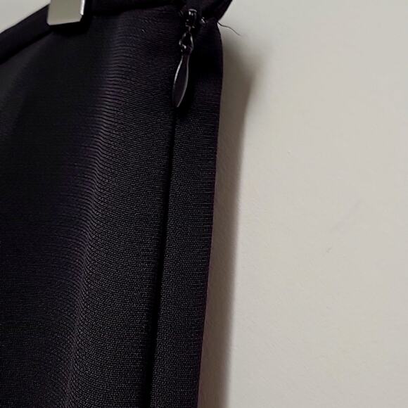 Liz Claiborne Dresses Black Dress Pants Fully Lined Polyester Side Zip Size 14 - Picture 5 of 10